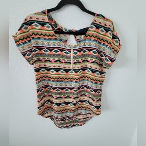 Francescas multicolored top